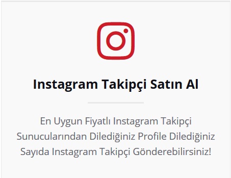 instagram takipçi satın al