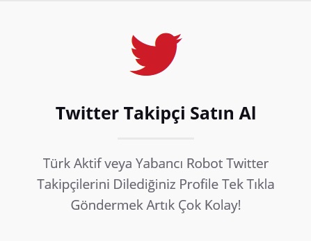 twitter takipçi satın al