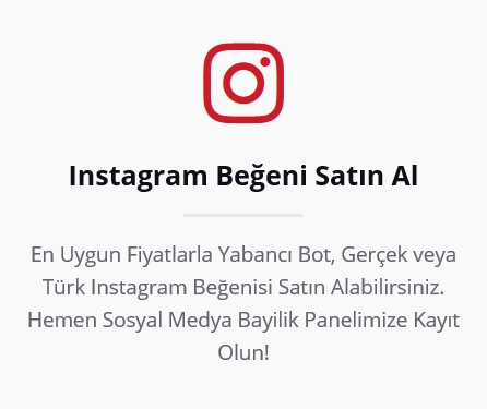 instagram beğeni satın al