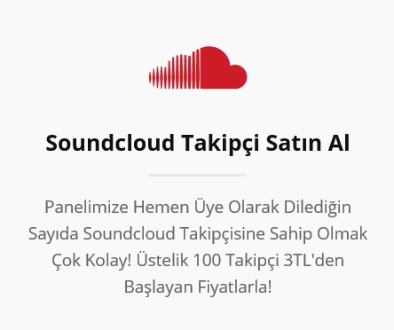 Soundcloud Takipçi Satın Al