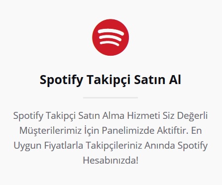 Spotify Takipçi Satın Al